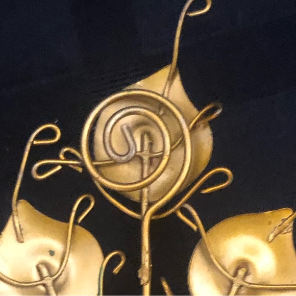 6 Metal Peacock Picture/Place Setting Holders - Picture 7 of 7